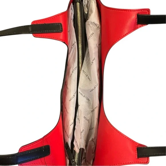 Halston Brooke Mini Tote Bag Beautiful Work Bag or all occasions Purse Brand New - Picture 10 of 15